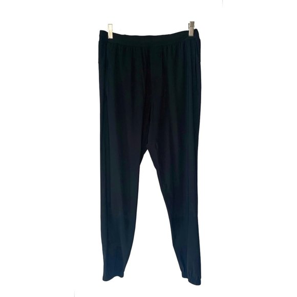 •SOLD•LULULEMON Black Men's Zip-Hem Elastic Waist Surge Running Joggers Medium - Picture 3 of 9